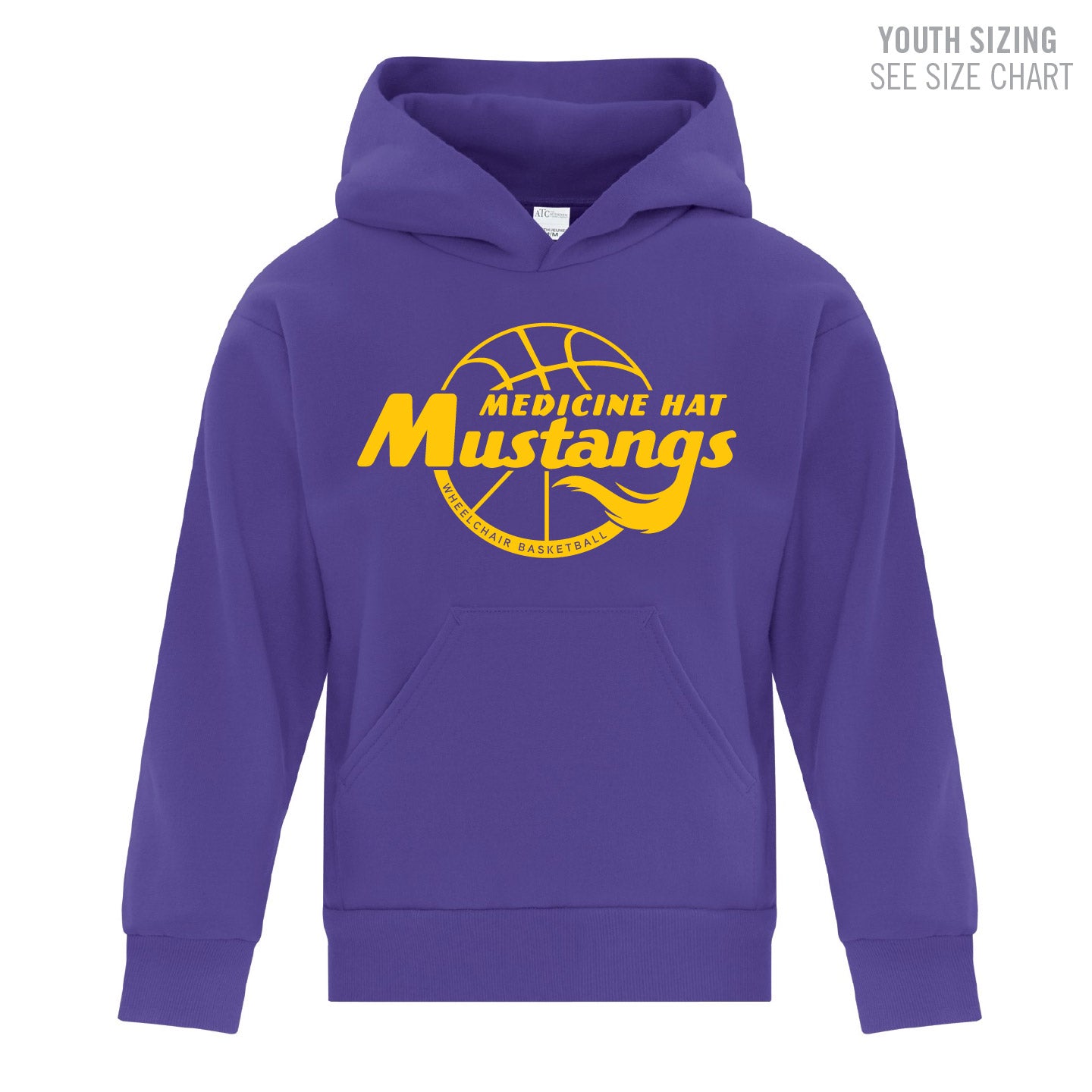 MHASR Mustangs YOUTH Pullover Hoodie (MHASRT0022-Y2500)