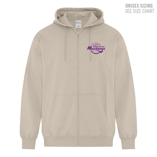 MHASR Mustangs Unisex Zip-Up Hoodie (MHASRT020/021-F2600)