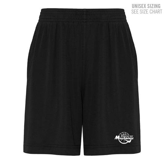 MHASR Mustangs Unisex Performance Shorts (MHASRT018-S355)