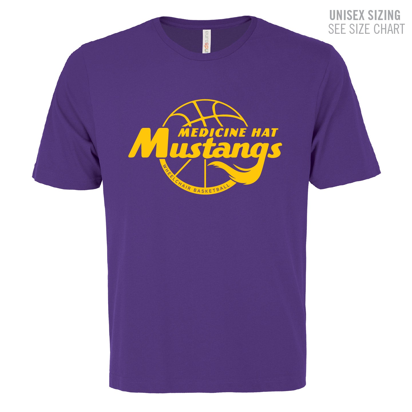 MHASR Mustangs Ringspun Unisex T-Shirt (MHASRT022-8000)