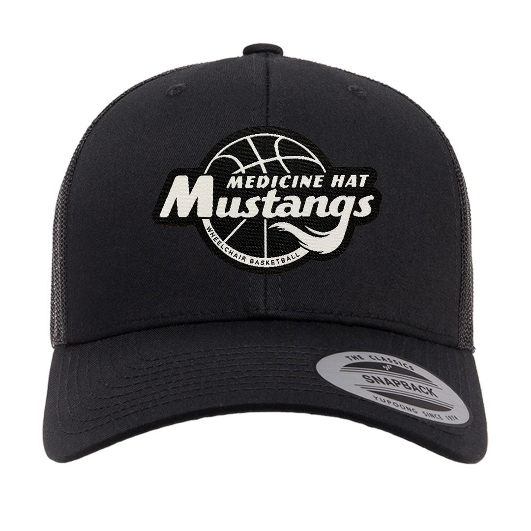 MHASR Mustangs Patched Trucker Hat (MHASRP003-6606)