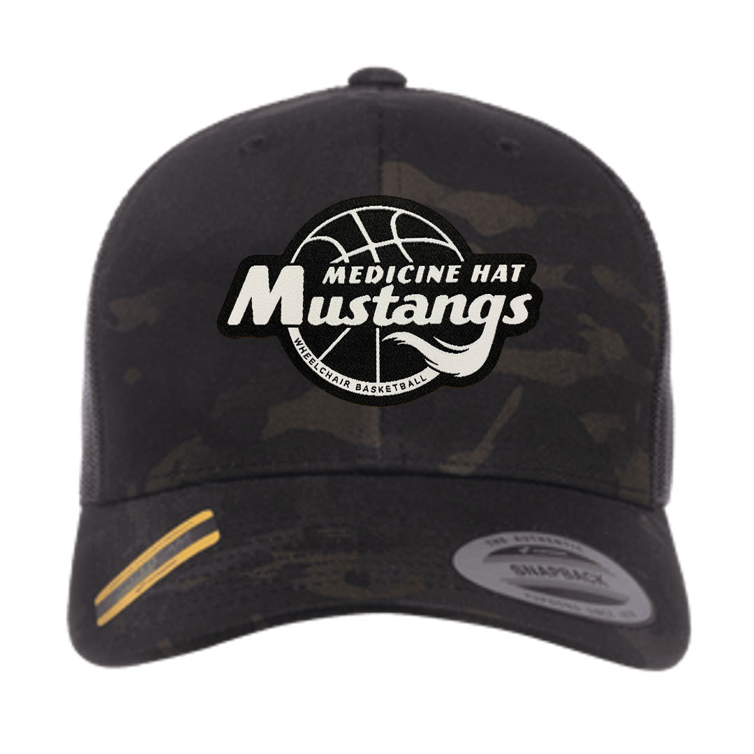 MHASR Mustangs Patched Trucker Hat (MHASRP003-6606)