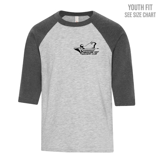 MH Archery Club YOUTH Baseball Tee (MHACT003-ATC0822Y)