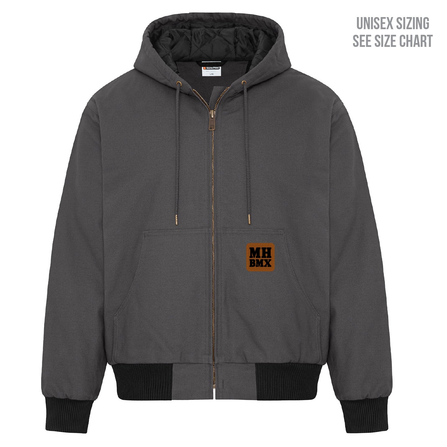 MH BMX Unisex Hooded Bomber Jacket (BMXP001/T004-WeRK7645)