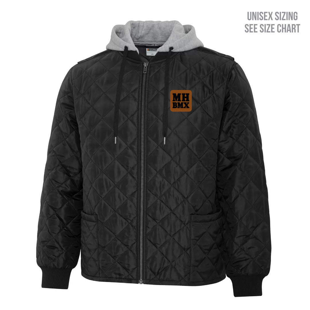 MH BMX Unisex Quilted Hooded Freezer Jacket (BMXP001-WeRK7611H)