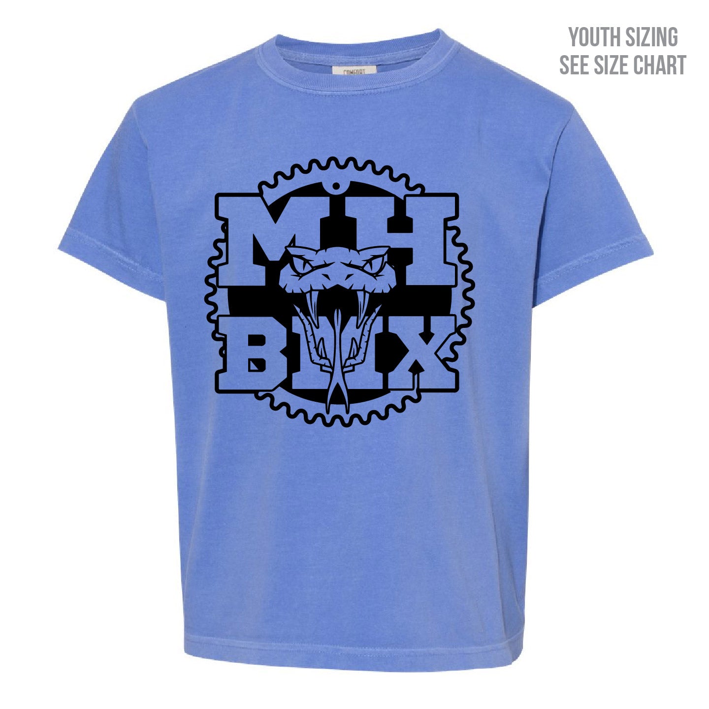 MH BMX Retro Dyed YOUTH Ringspun T-Shirt (BMXT004-9018)