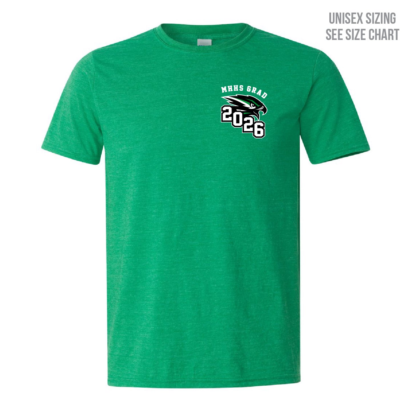 MHHS Grad 2026 Unisex Left Chest T-Shirt (MHG26T003-64000)