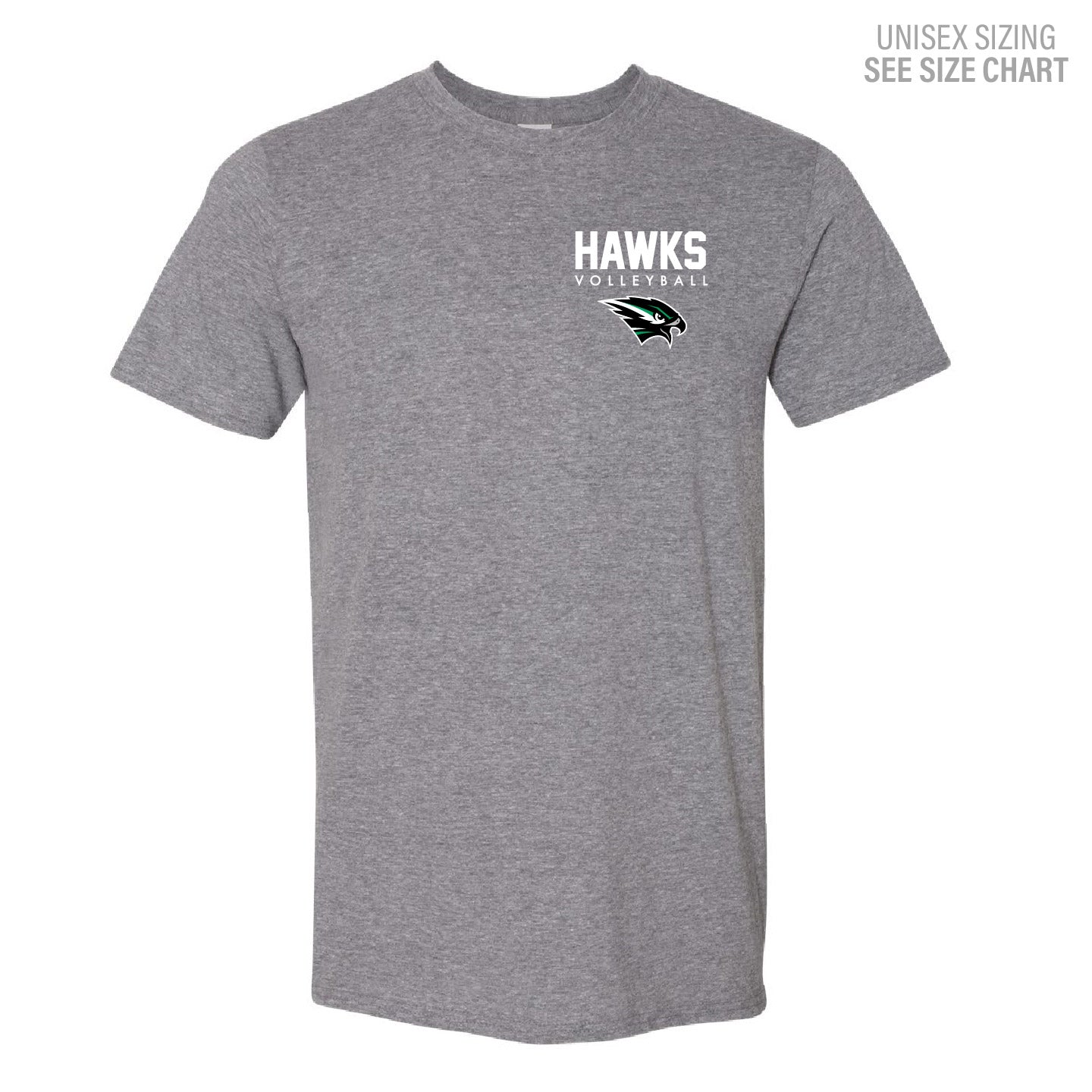 MHHS Volleyball Small Logo Unisex T-Shirt (MHVB25T003-64000)