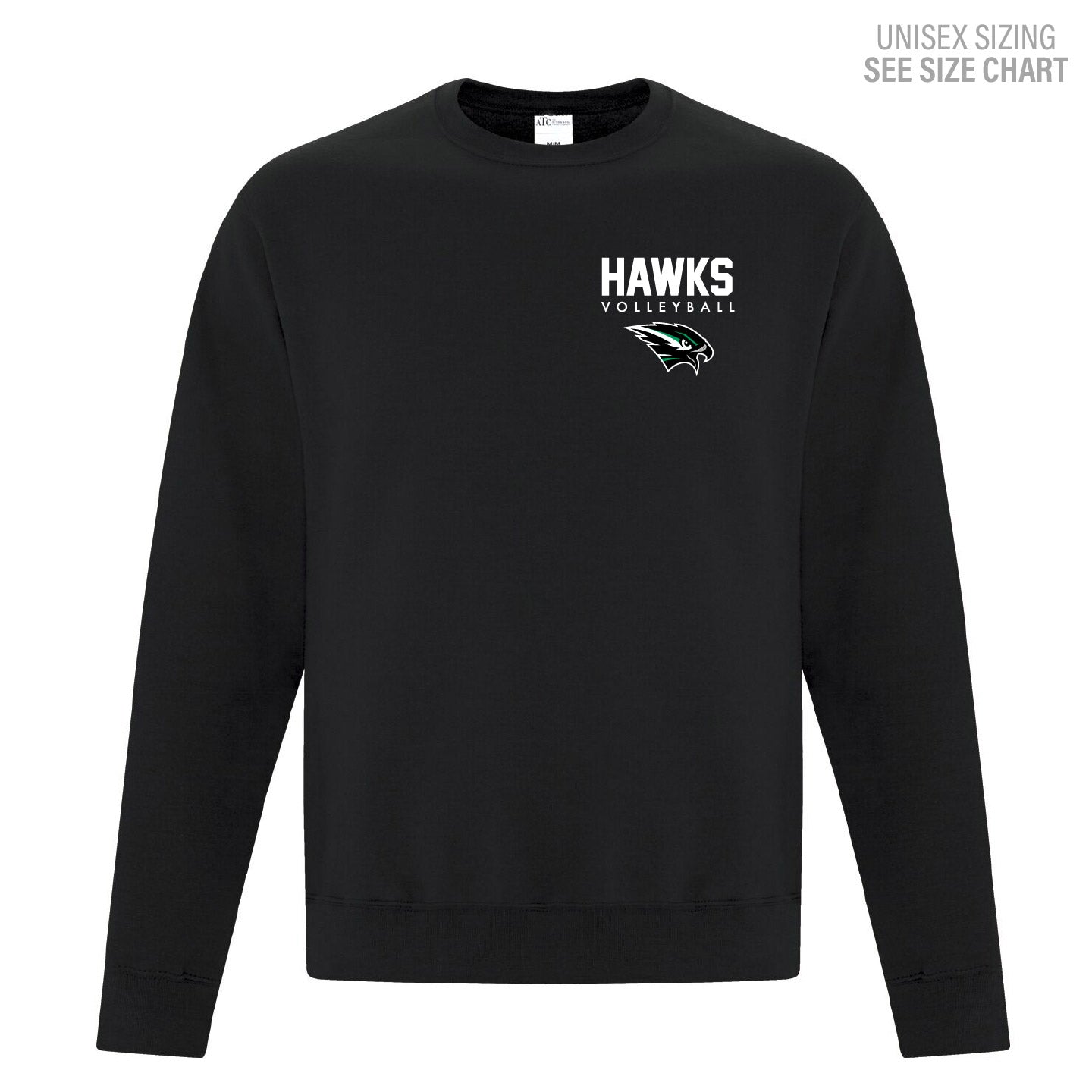 MHHS Volleyball Small Logo Unisex Crewneck Sweatshirt (MHVB25T003-F2400)