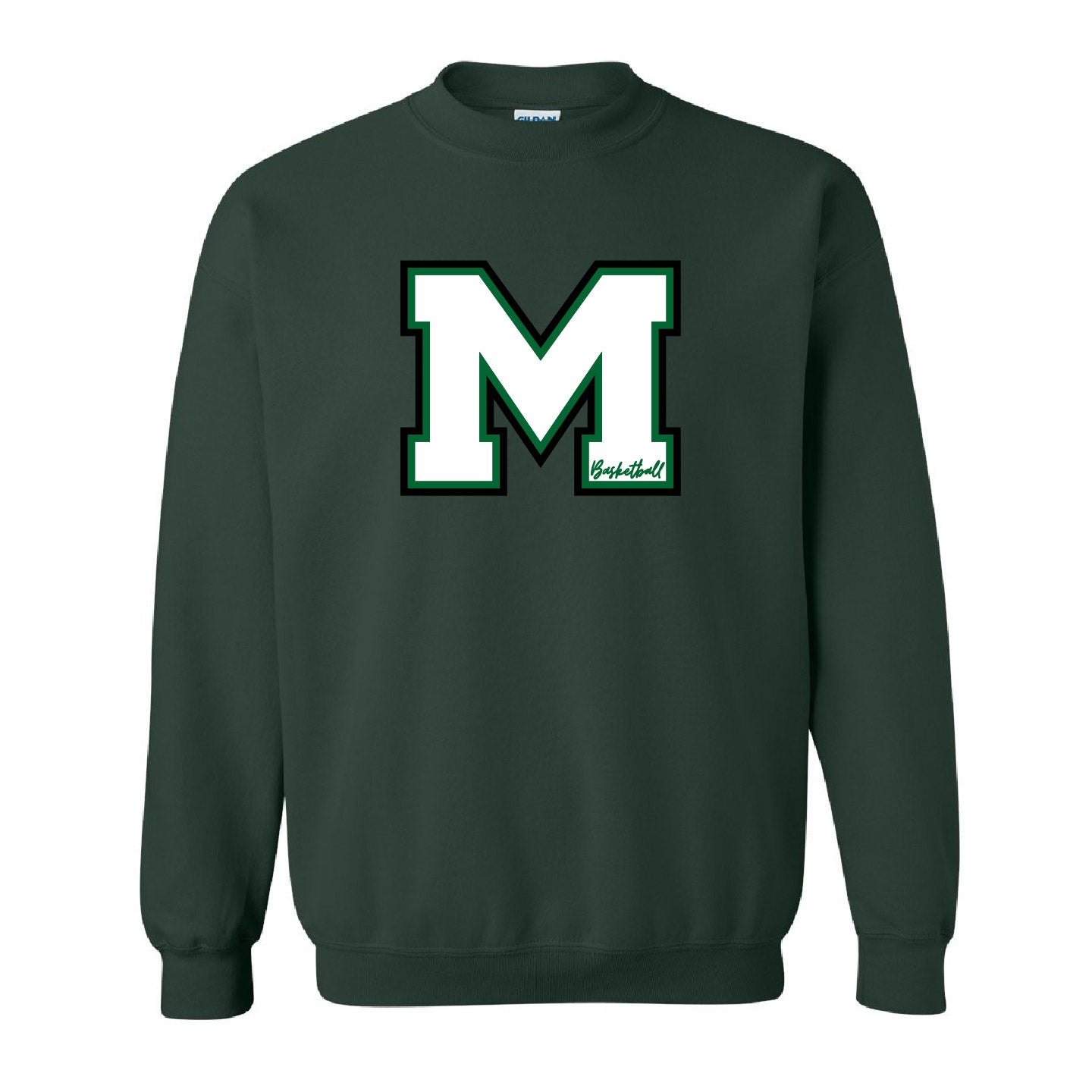 MHHS Basketball Adult Crewneck Sweatshirt (MHHSBBT001-18000)