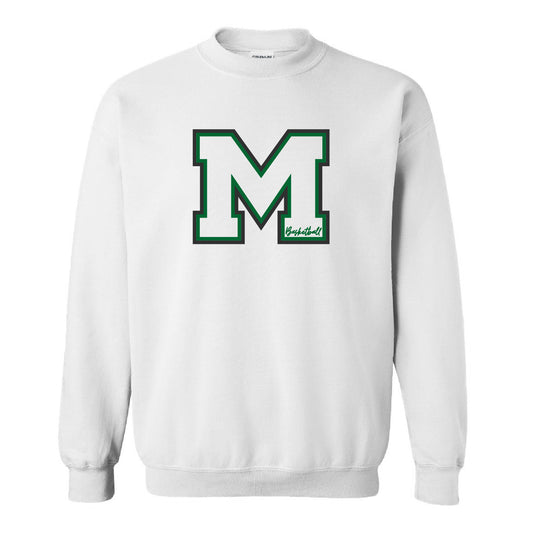 MHHS Basketball Adult Crewneck Sweatshirt (MHHSBBT002-18000)