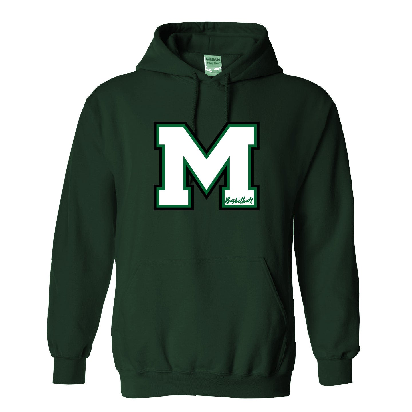 MHHS Basketball Unisex Pullover Hoodie (MHHSBBT001-18500)