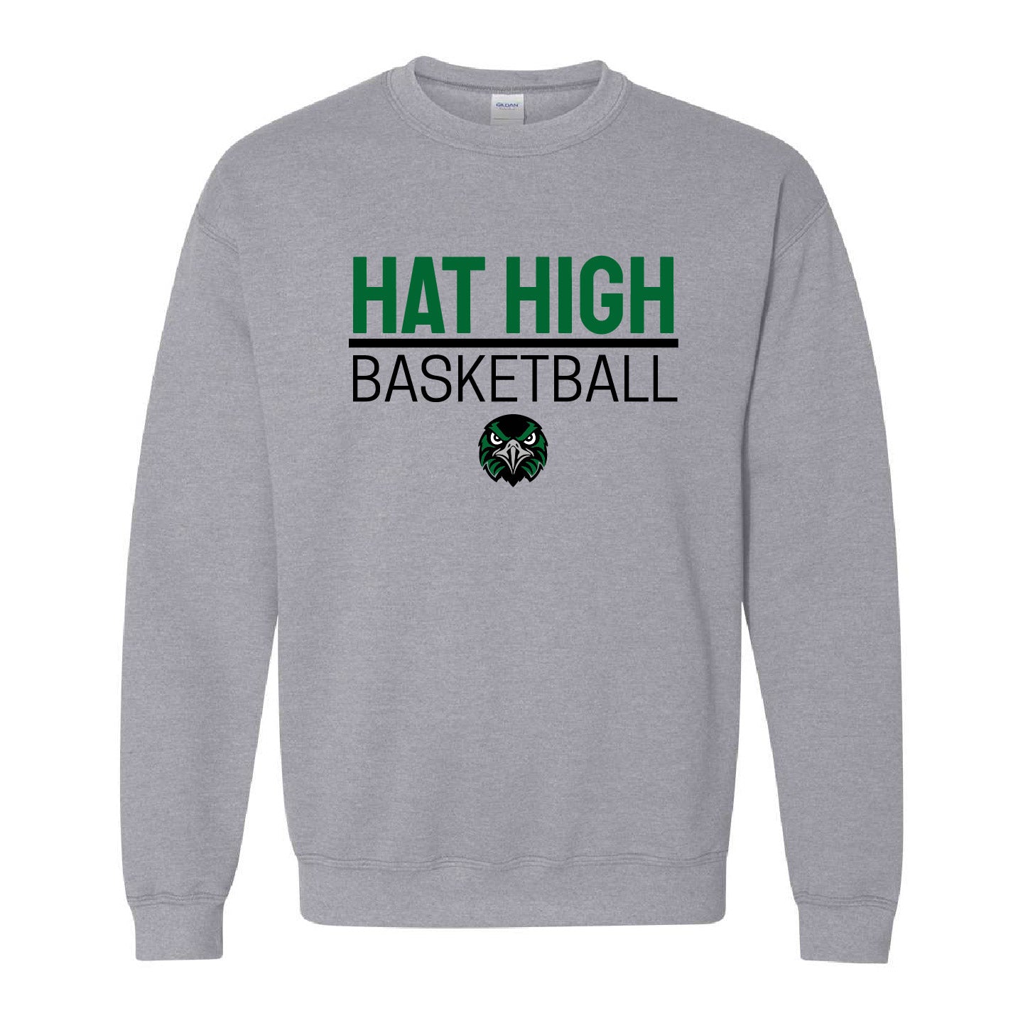 MHHS Basketball Adult Crewneck Sweatshirt (MHHSBBT004-18000)