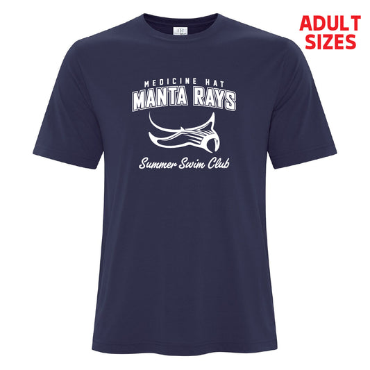 Manta Rays ADULT Pro Spun T-Shirt  (MRT001-ATC3600)