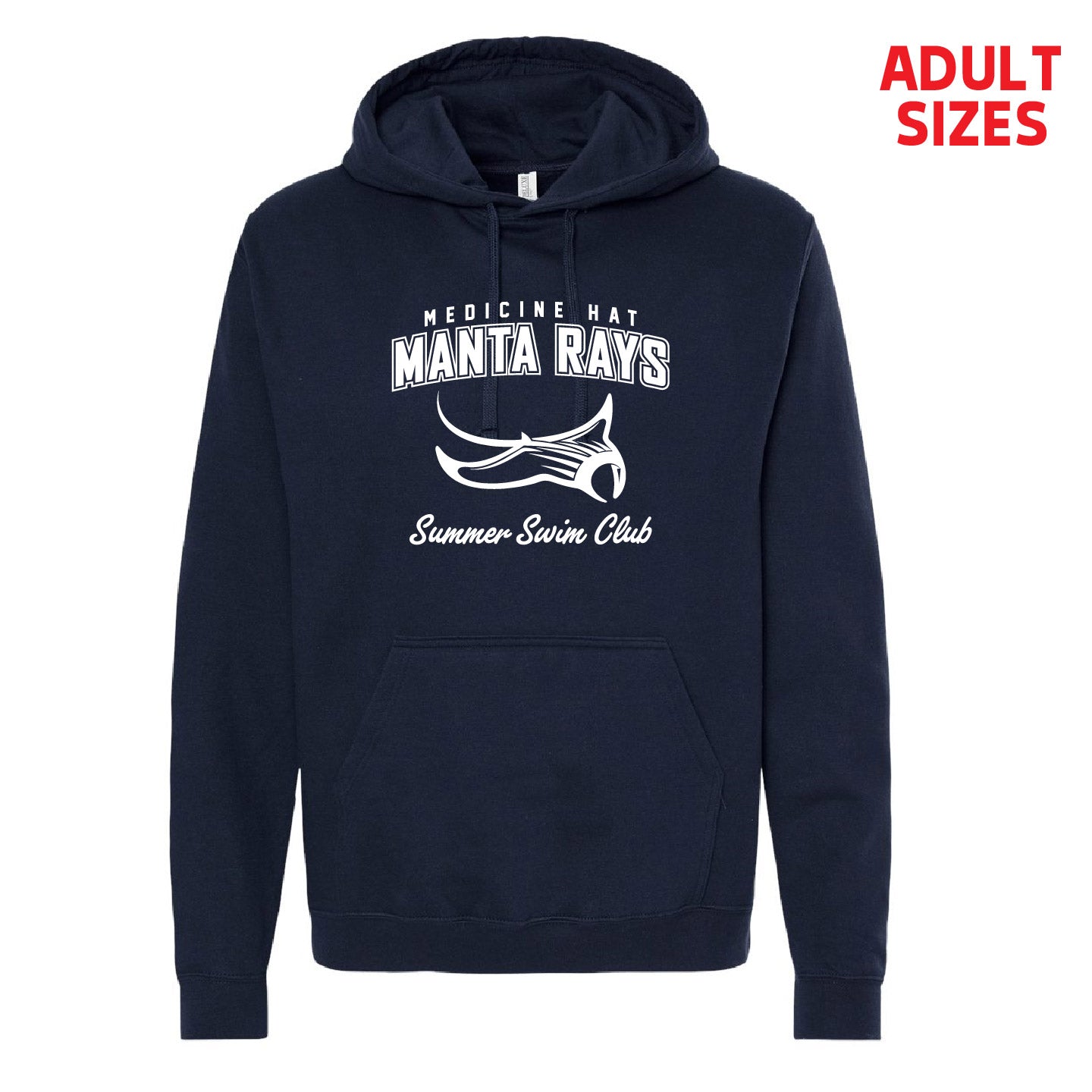 Manta Rays ADULT Pullover Hoodie (MRT001-3320)