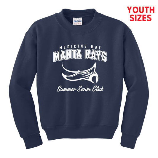 Manta Rays YOUTH Crewneck Sweatshirt (MRT001-18000B)