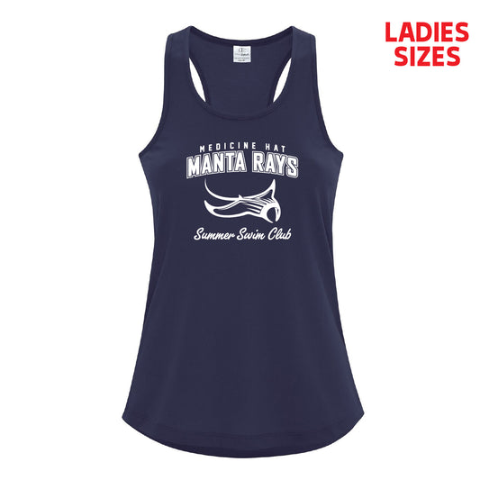 Manta Rays LADIES Racerback Tank (MRT001-ATC3604L)
