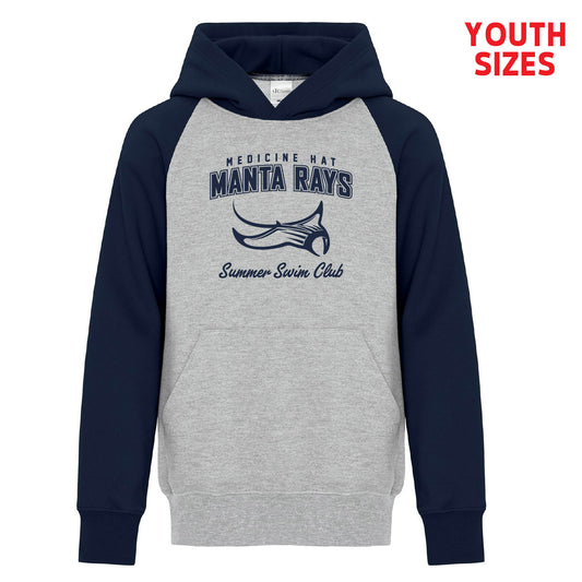 Manta Rays YOUTH Two-Tone Hoodie (MRT002-Y2550)