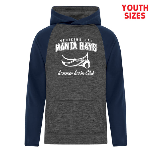 Manta Rays YOUTH Performance Hoodie (MRT001-Y2047)