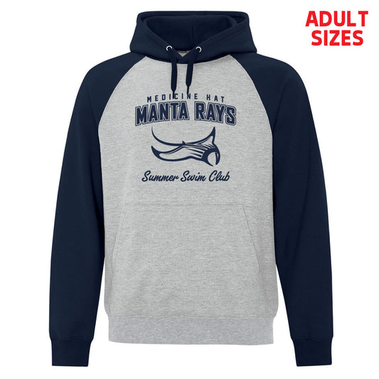 Manta Rays ADULT Two-Tone Hoodie (MRT002-F2550)