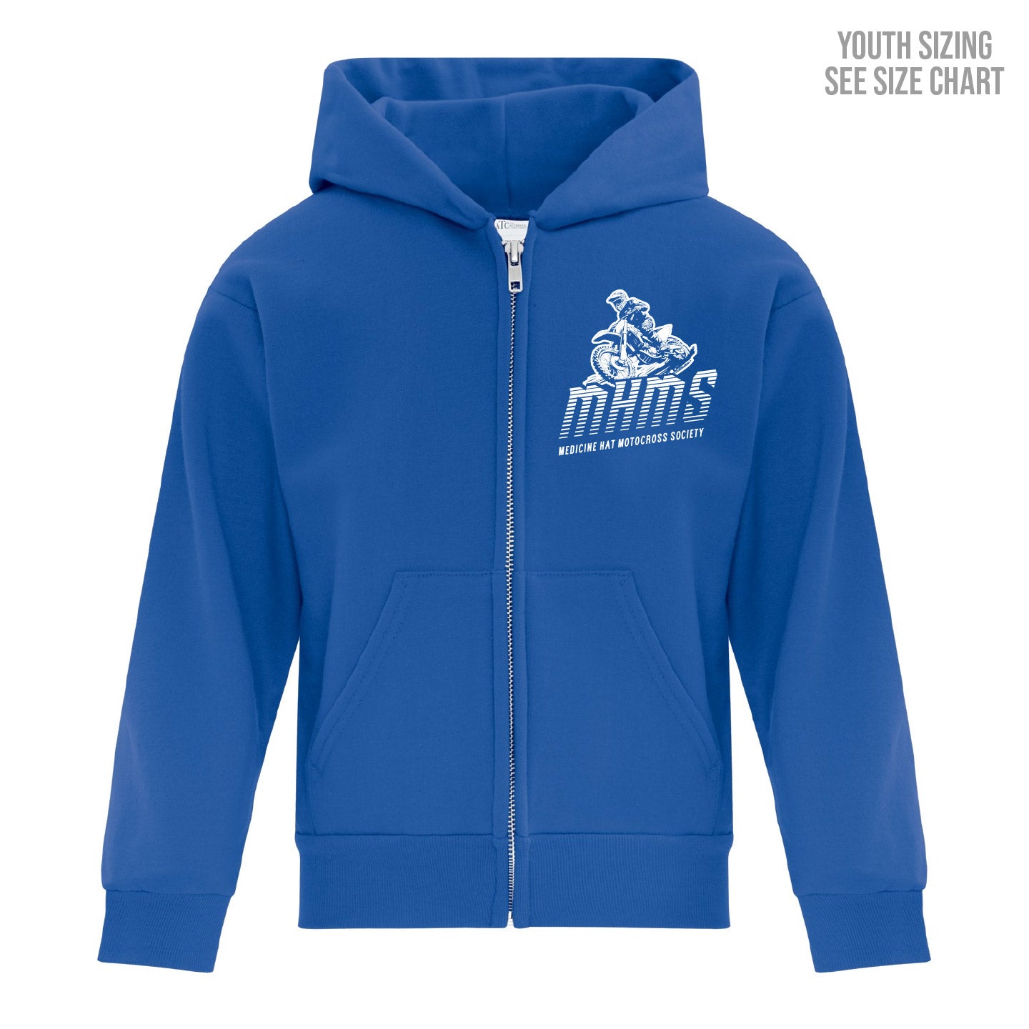 MH Motocross YOUTH Zip Up Hoodie (MOTOT003-Y2600)