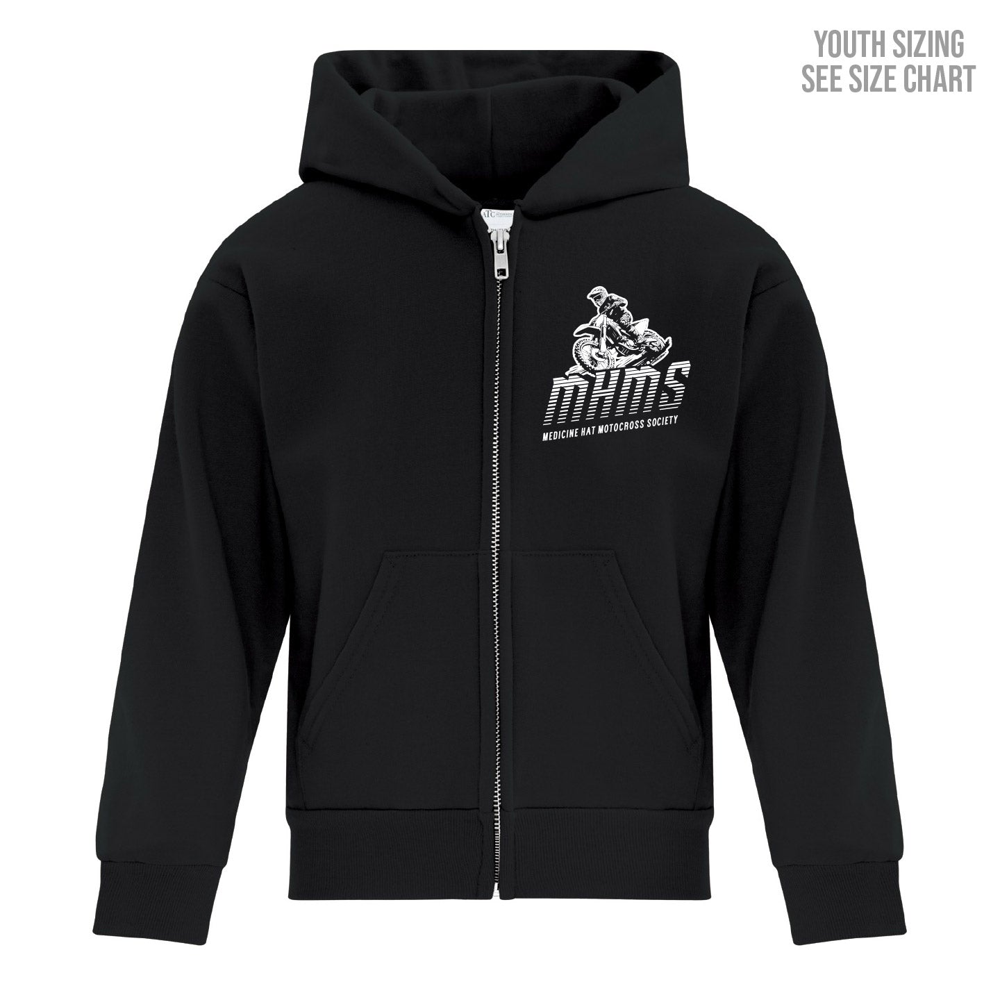 MH Motocross YOUTH Zip Up Hoodie (MOTOT003-Y2600)