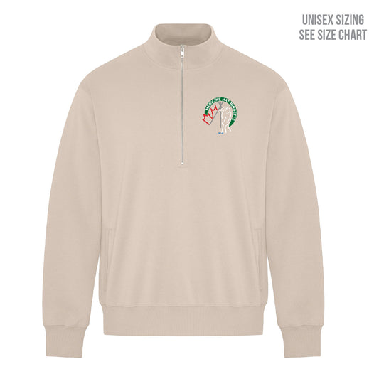 MHRA Small Logo ADULT 1/2 Zip Sweatshirt w/pockets (MHRAT011-KOI2270)