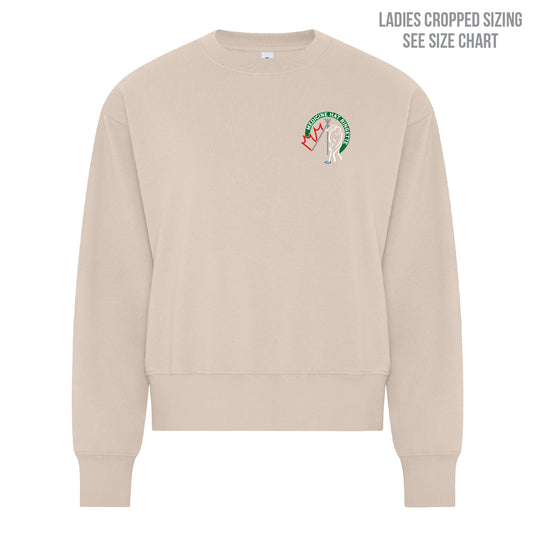 MHRA Small Logo LADIES Cropped Sweatshirt (MHRAT011-KOI2240L)