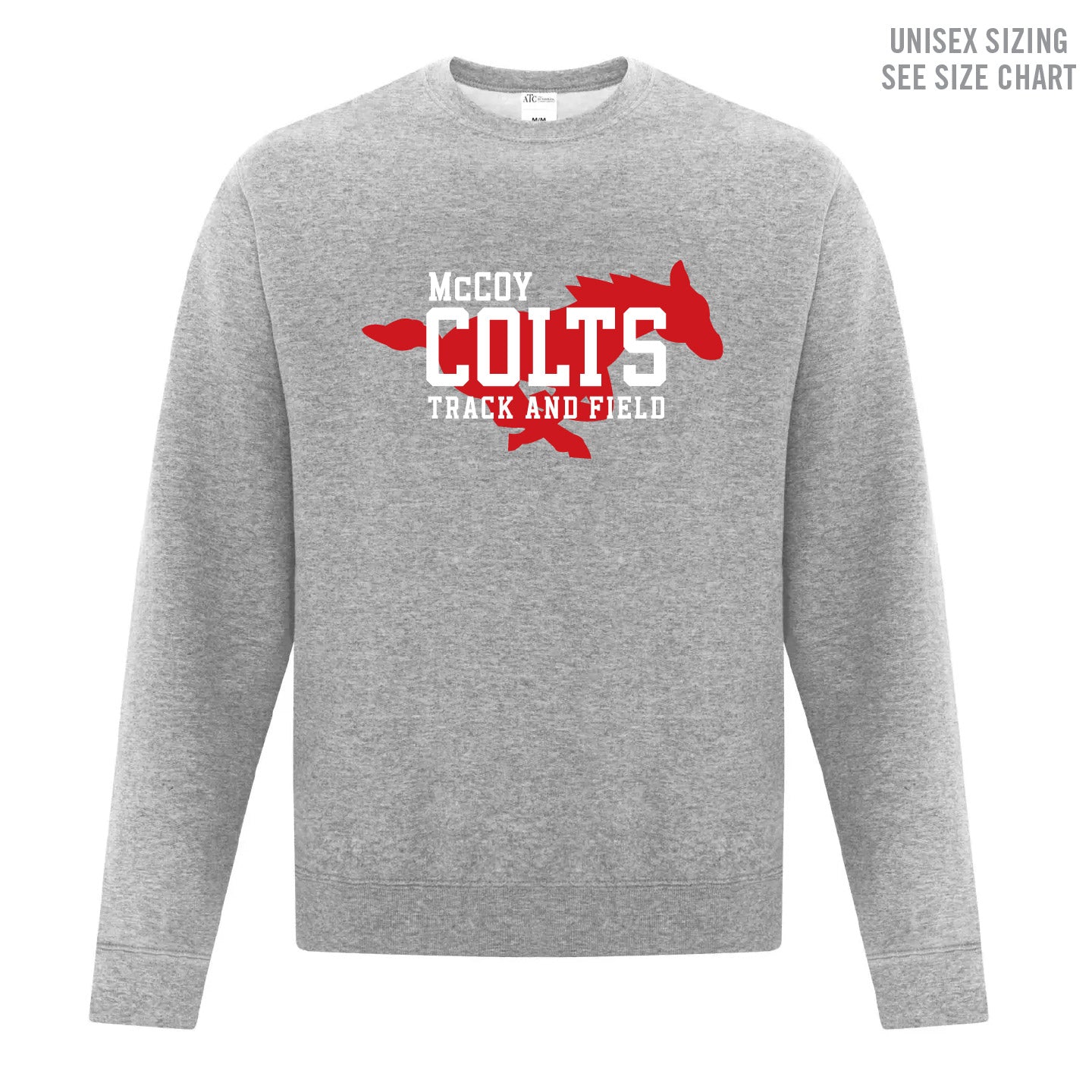 McCoy Track & Field Unisex Crewneck Sweatshirt (MCTFT003-F2400)