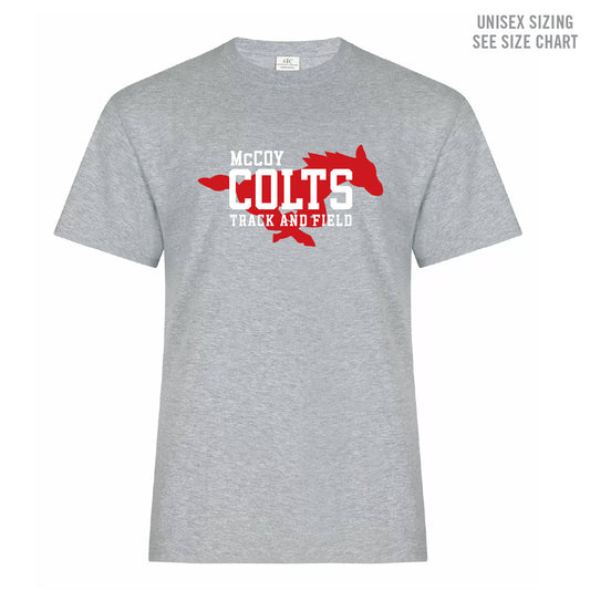 McCoy Track & Field ADULT T-Shirt (MCTFT003-ATC2000)