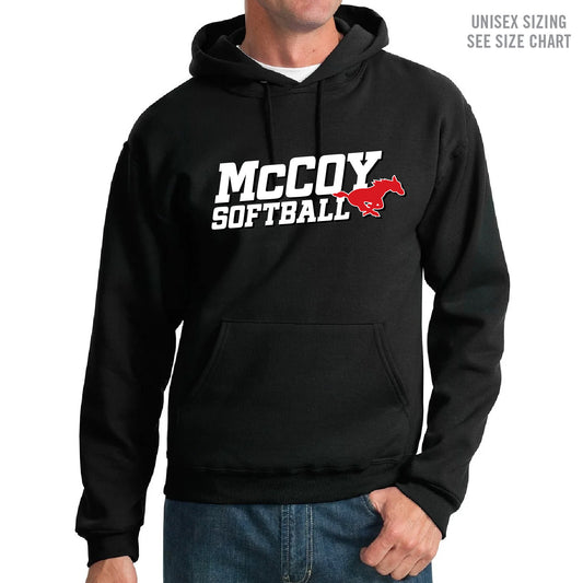 McCoy Softball Unisex Pullover Hoodie (MCSBT001-F2500)