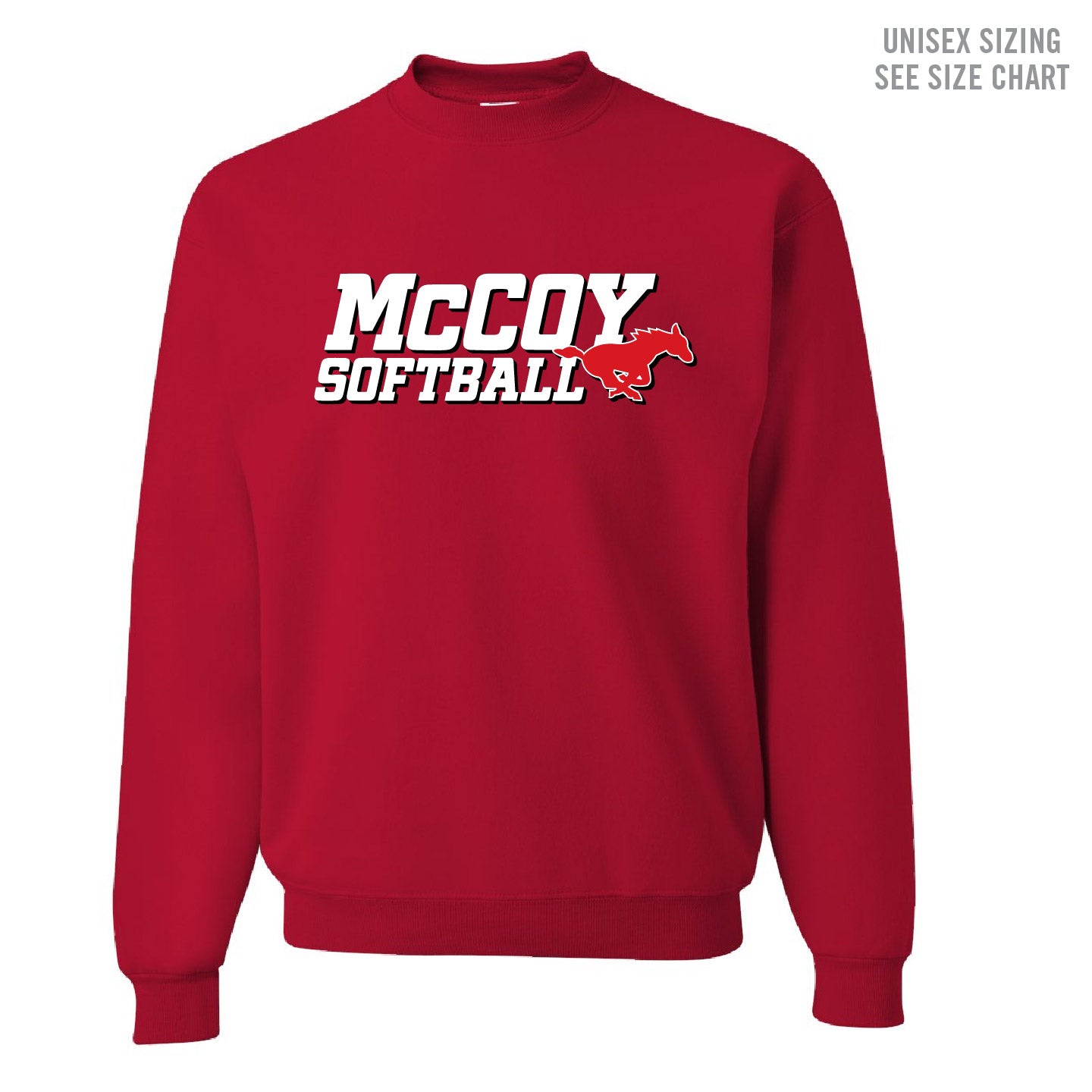 McCoy Softball Unisex Crewneck Sweatshirt (MCSBT001-F2400)
