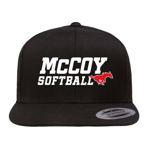 McCoy Softball Flat Brim Hat (MCSBE001-6089M)