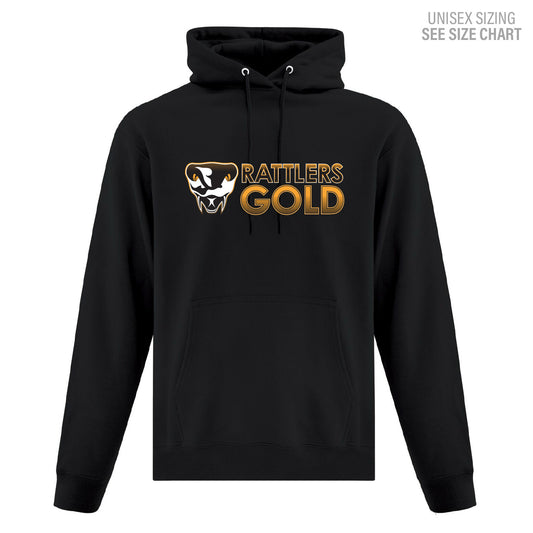 SEAVC GOLD Unisex Black Pullover Hoodie (SEAVT001-F2500)
