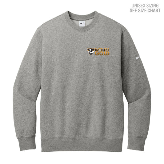 SEAVC GOLD Small Logo Nike Unisex Crewneck Sweatshirt (SEAVT004-NKFD9863)