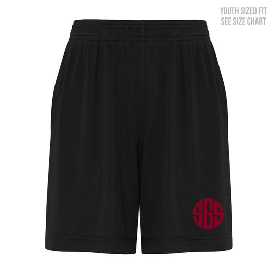 SGS Circle YOUTH Pocketed Sport Shorts (SMST007-Y357P)
