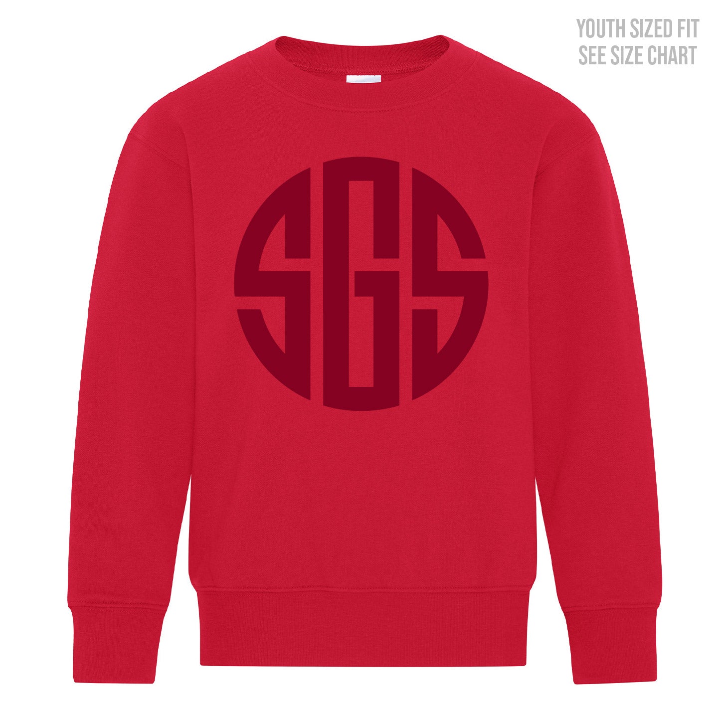 SGS Circle YOUTH Crewneck Sweatshirt (SGST005-Y2400)