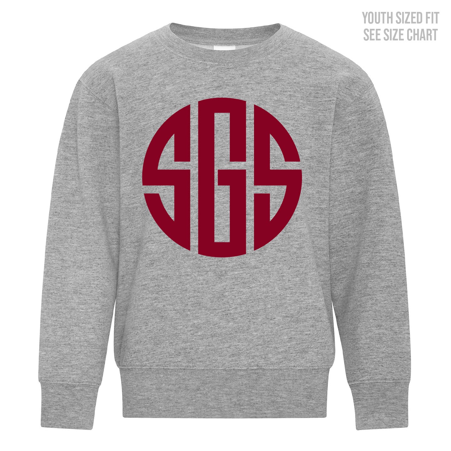SGS Circle YOUTH Crewneck Sweatshirt (SGST005-Y2400)
