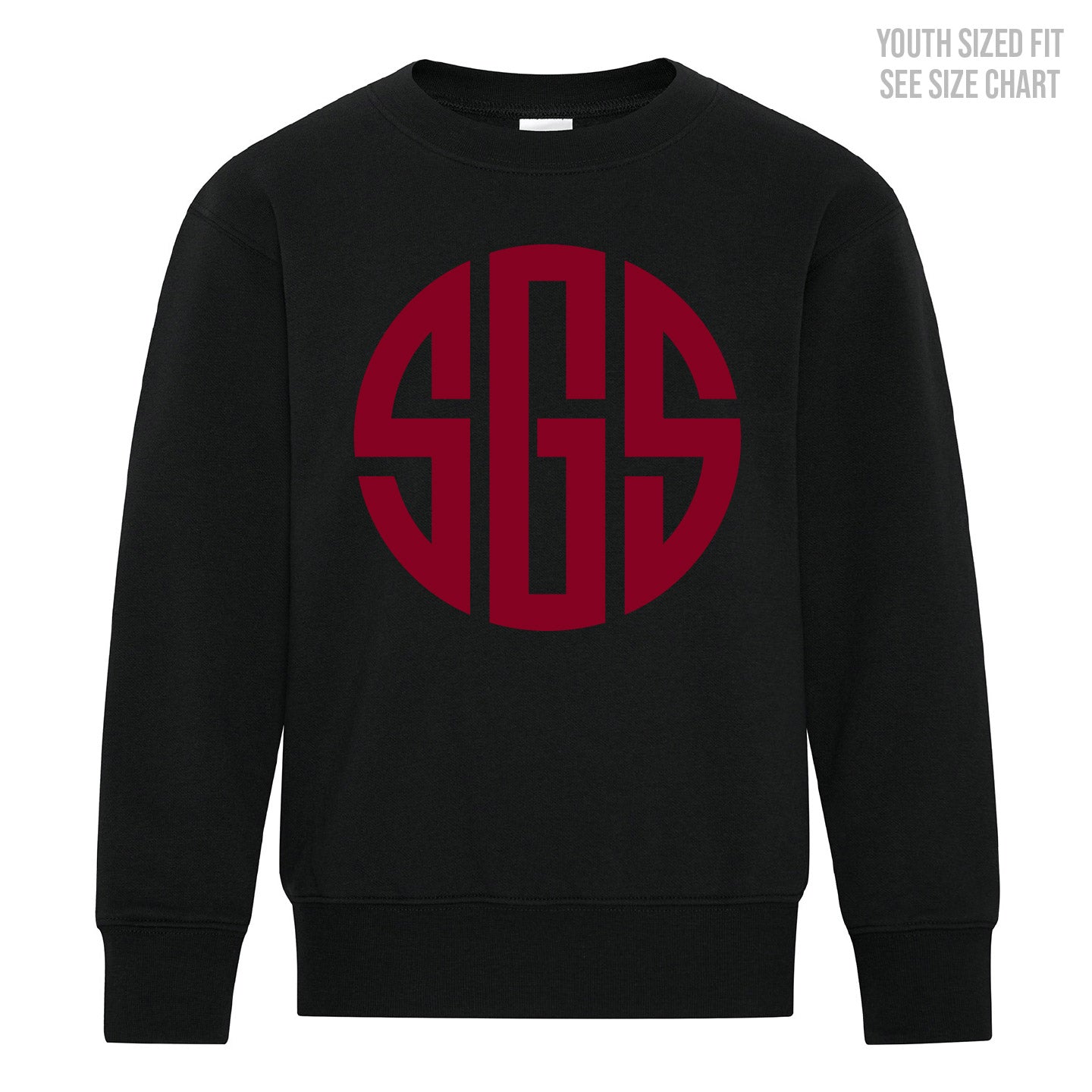 SGS Circle YOUTH Crewneck Sweatshirt (SGST005-Y2400)