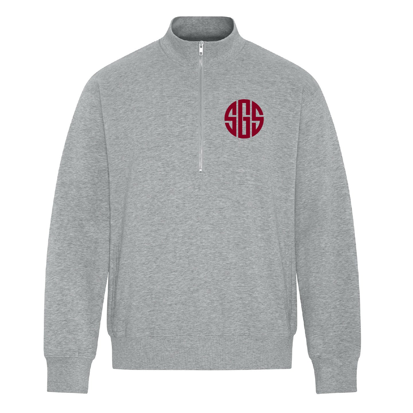 SGS Circle ADULT 1/2 Zip Sweatshirt w/pockets (SGST007-KOI2270)
