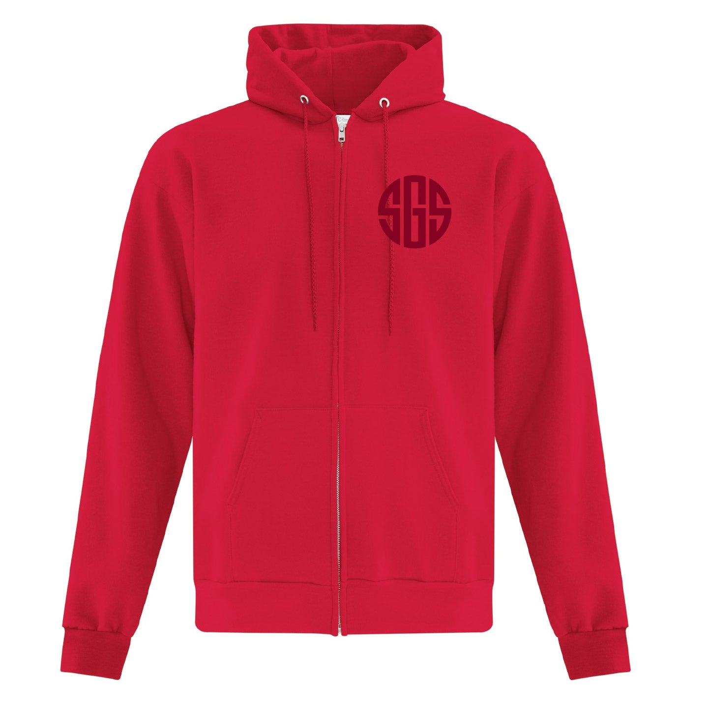 SGS Circle ADULT Zip-Up Hoodie (SGST007-ATCF2600)