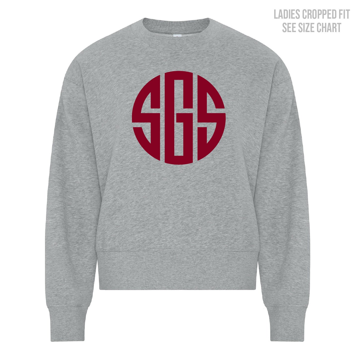 SGS Circle LADIES Cropped Sweatshirt (SGST005-KOI2240L)