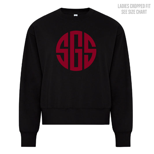 SGS Circle LADIES Cropped Sweatshirt (SGST005-KOI2240L)