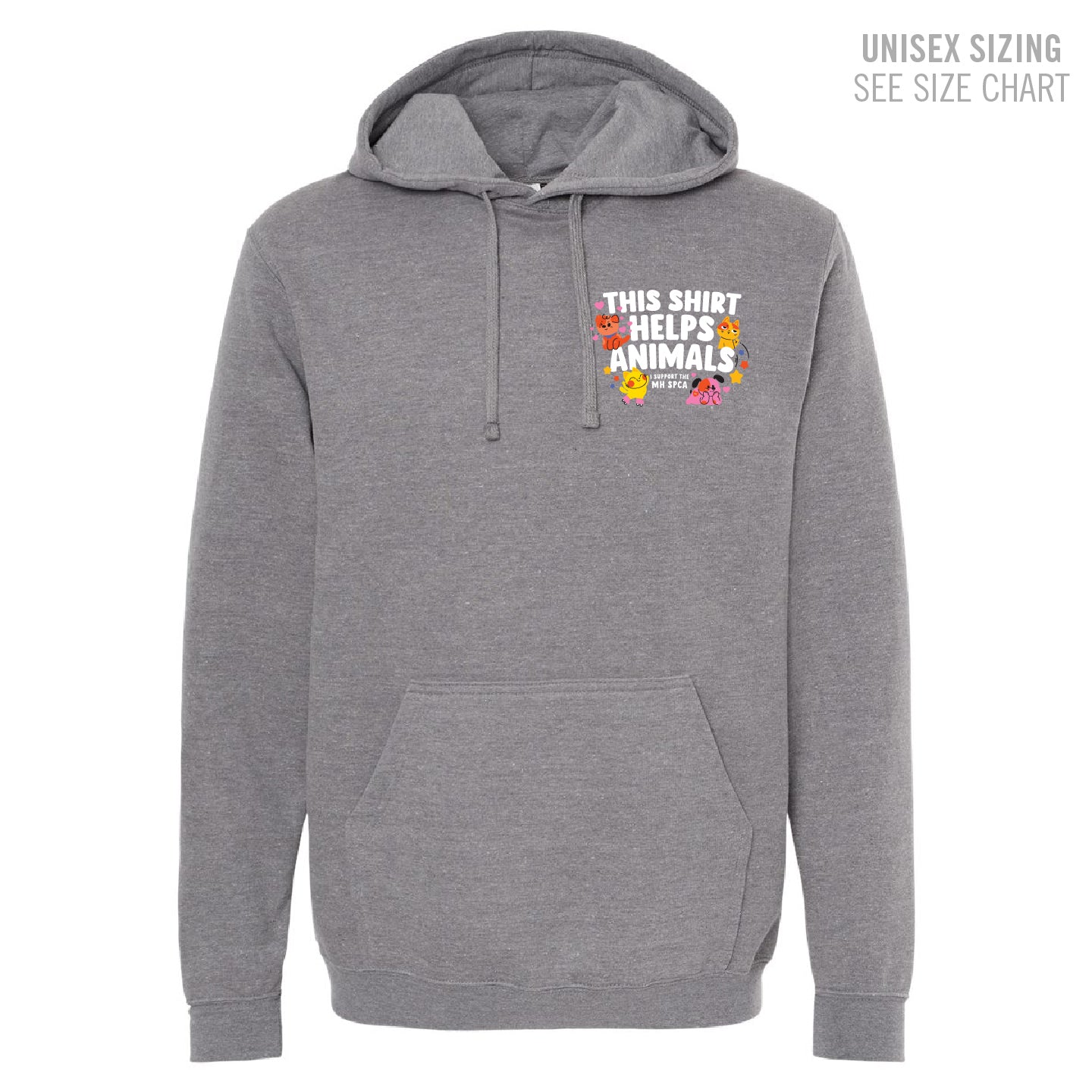 MH SPCA Helps Animals Unisex Pullover Hoodie (SPCAT001-3320)