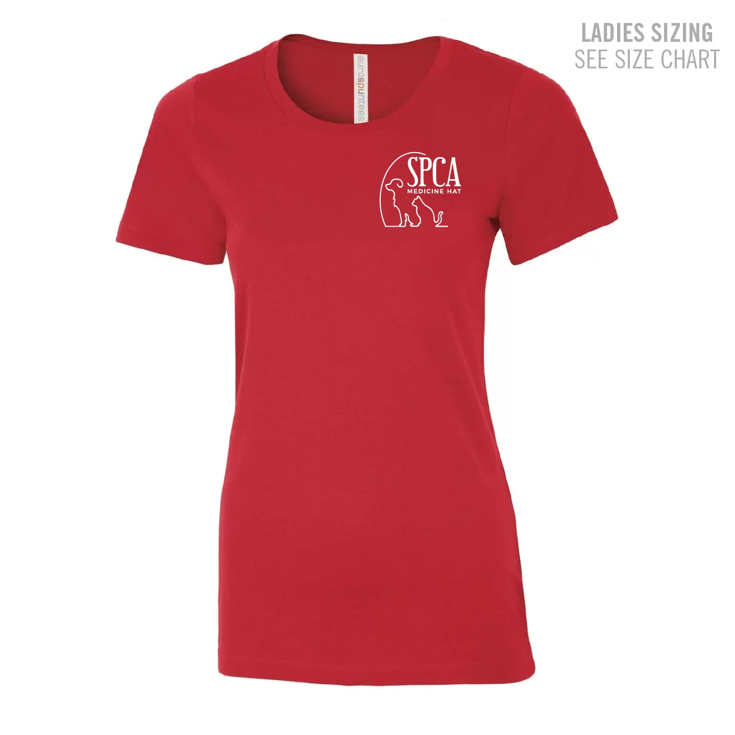 MH SPCA Small Logo Ladies T-Shirt (SPCAT014-8000L)