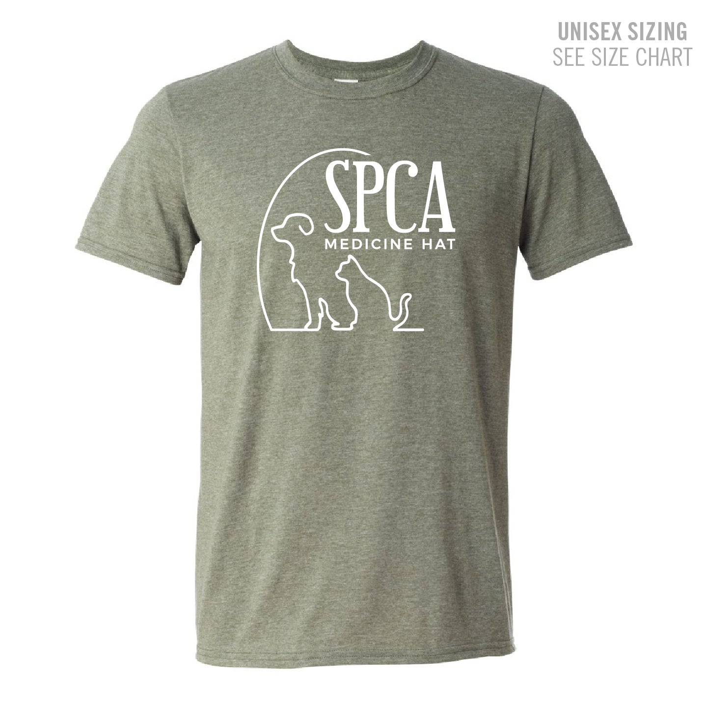 MH SPCA Large Logo Unisex T-Shirt (SPCAT015-64000)