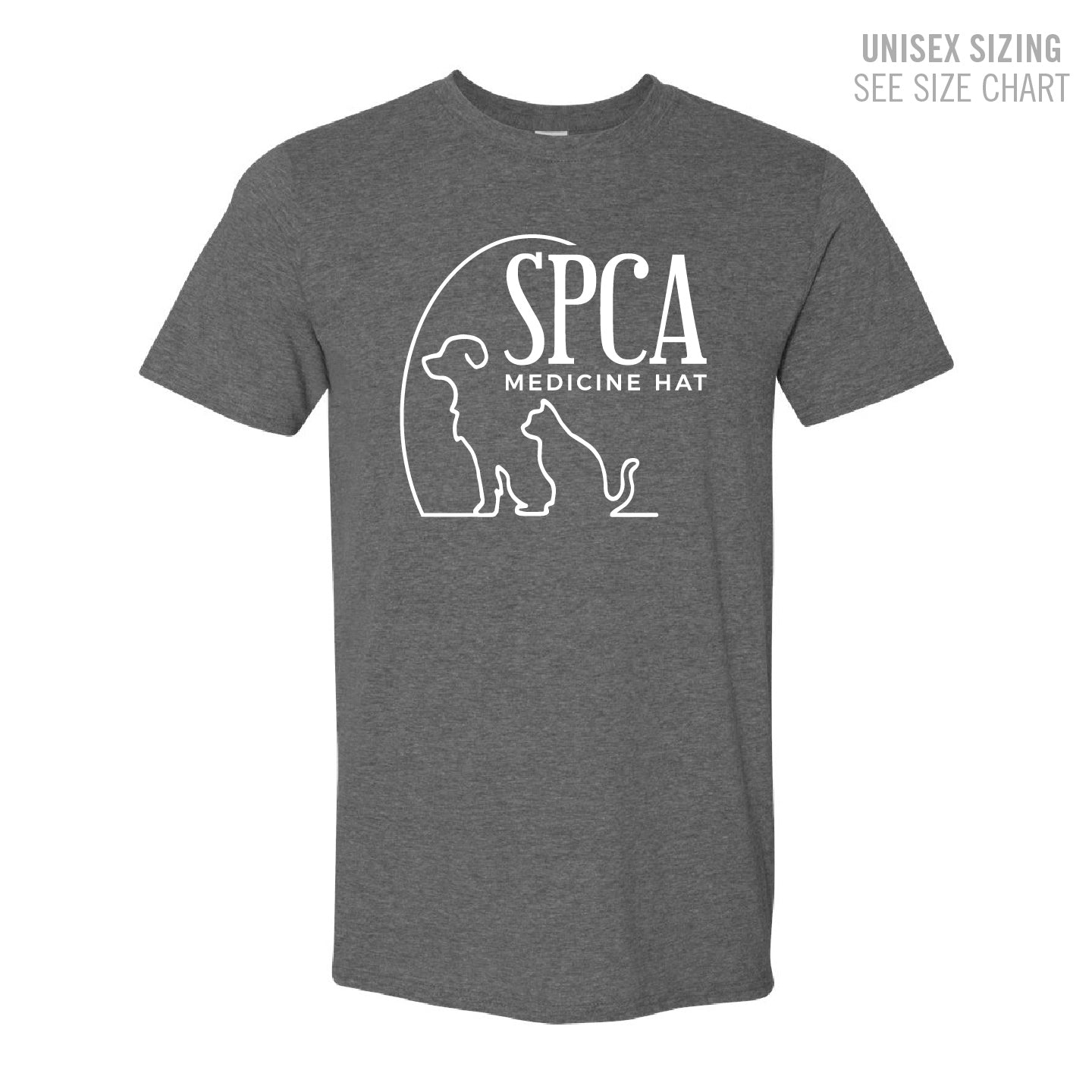 MH SPCA Large Logo Unisex T-Shirt (SPCAT015-64000)