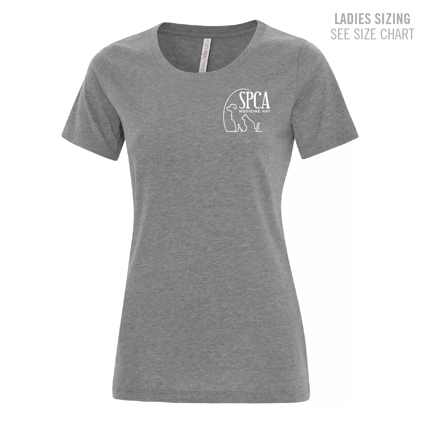 MH SPCA Small Logo Ladies T-Shirt (SPCAT014-8000L)