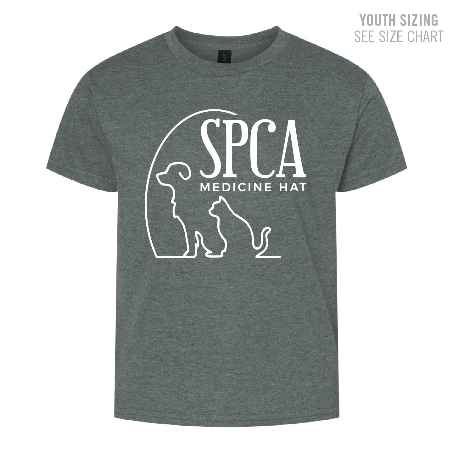 MH SPCA Large Logo YOUTH T-Shirt (SPCAT015-5000B)