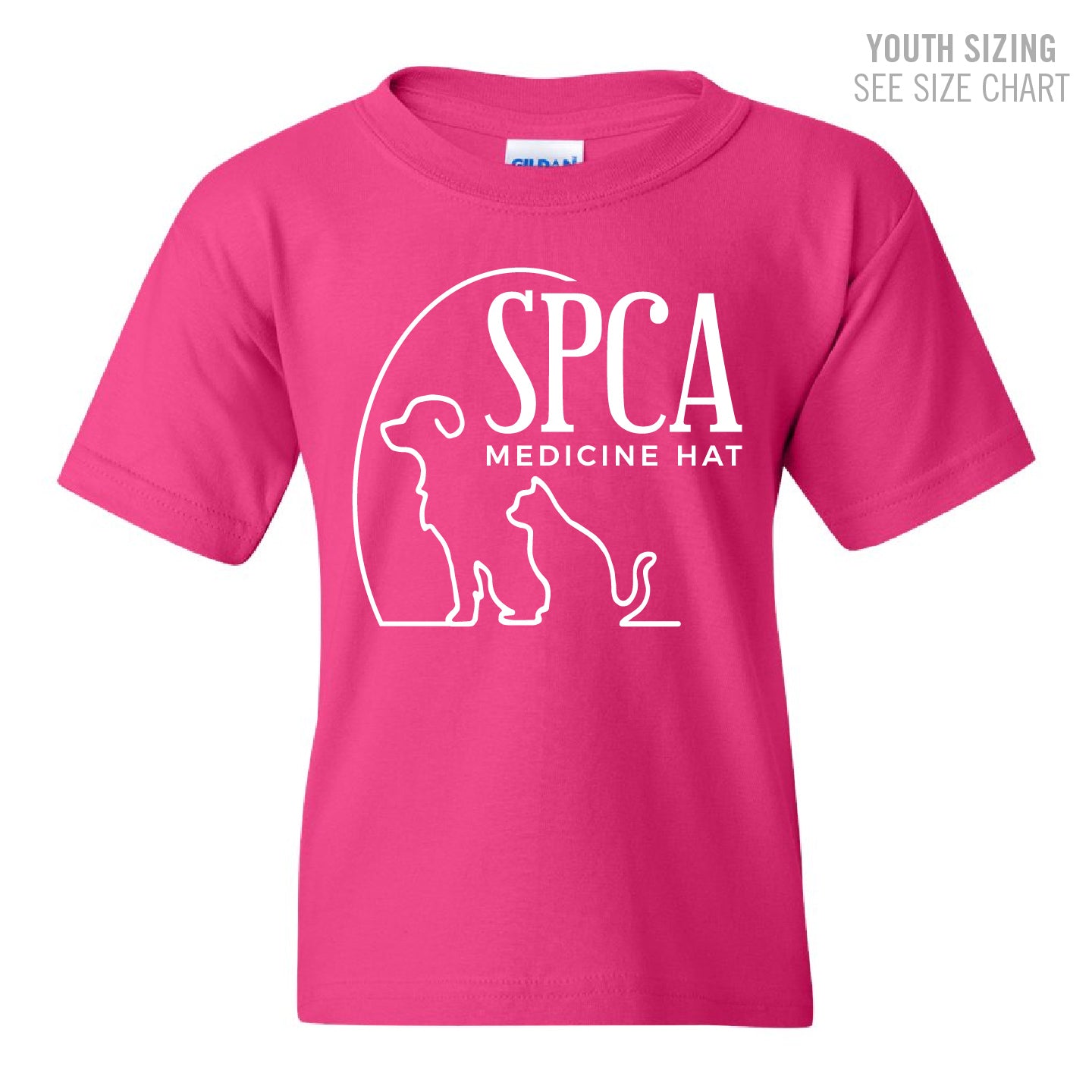 MH SPCA Large Logo YOUTH T-Shirt (SPCAT015-5000B)